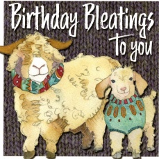 Emma Ball - Sheep in Sweaters - Greetings Card - Birthday Bleatings